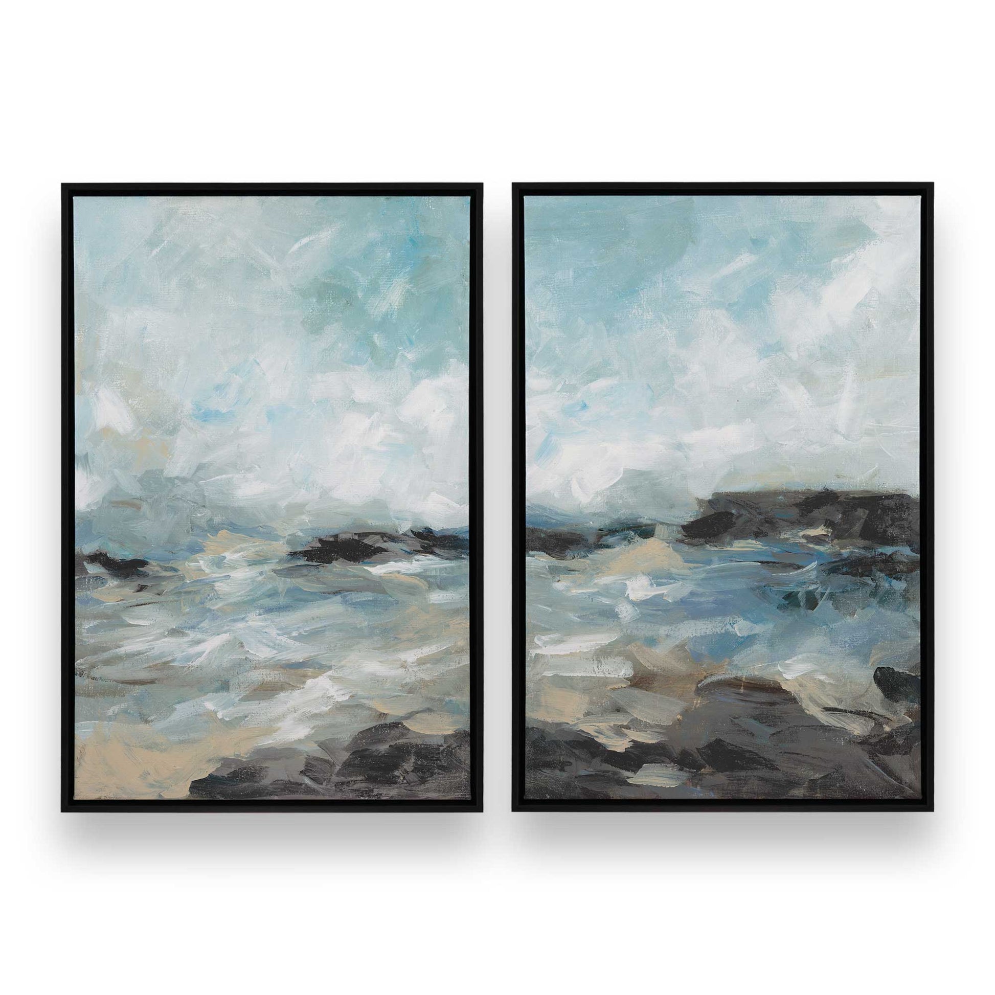 [Color:Satin Black], Picture of art in a Satin Black frame