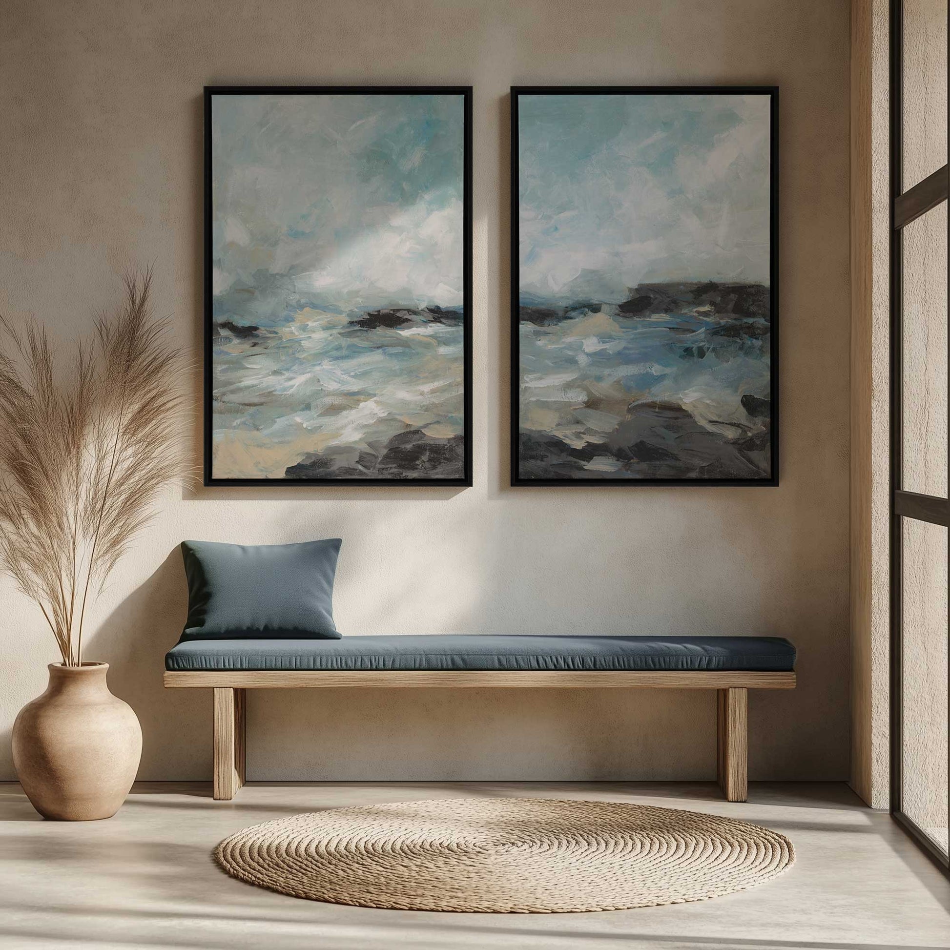 [Color:Opaque White], Picture of art in a White frame