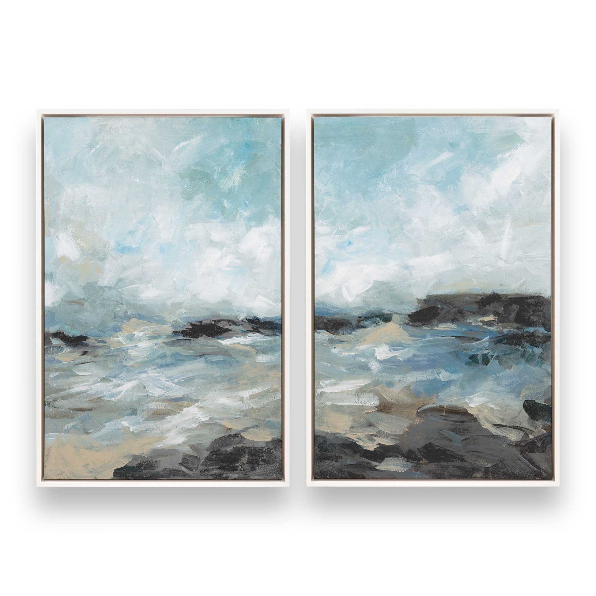 [Color:Opaque White], Picture of art in a White frame