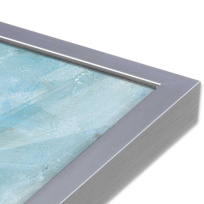 [Color:Polished Chrome], Picture of art in a Polished Chrome frame of the corner