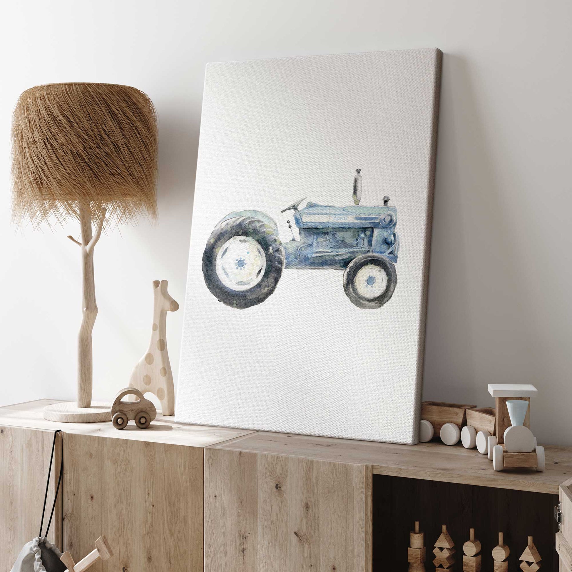 [color:Stretched Canvas], Picture of art on wall