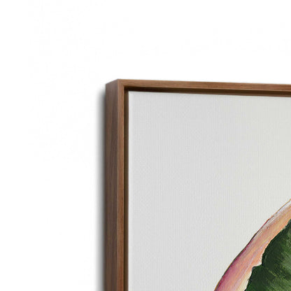 [Color:Walnut], Picture of art in a Walnut frame at an angle