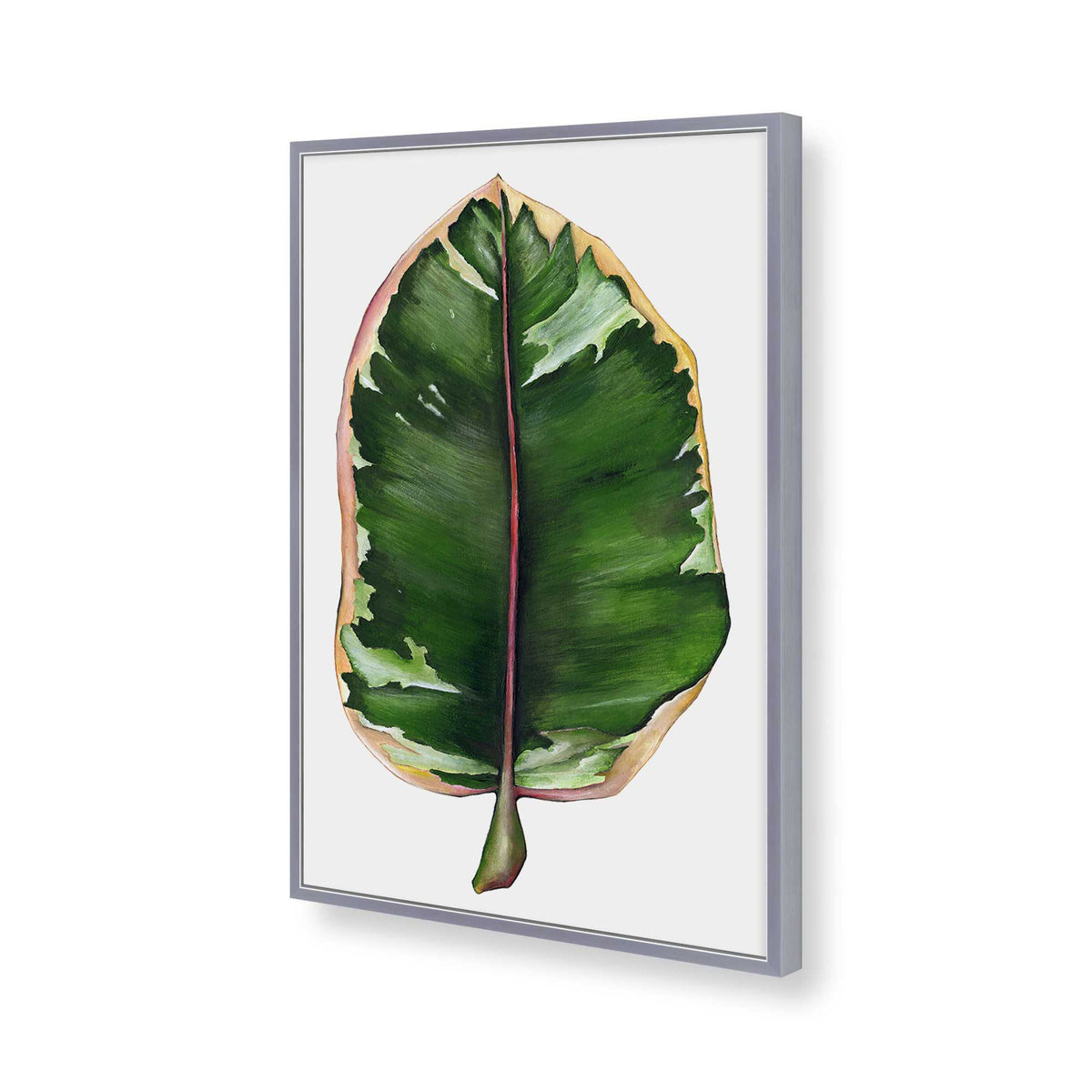 [Color:Polished Chrome], Picture of art in a Polished Chrome frame of the corner