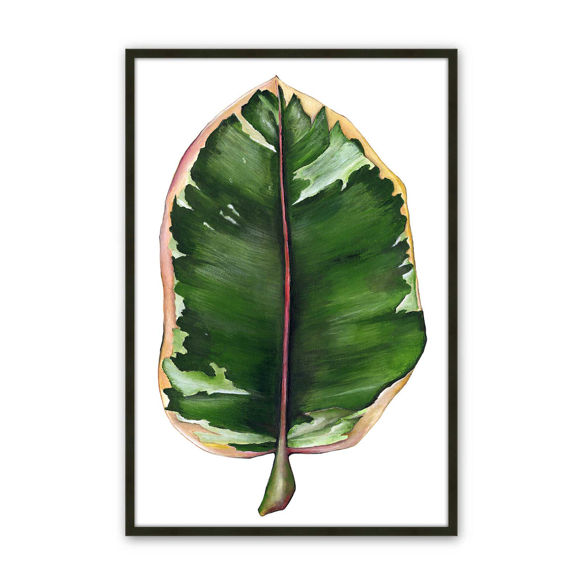 [Color:Satin Black], Picture of art in a Satin Black frame