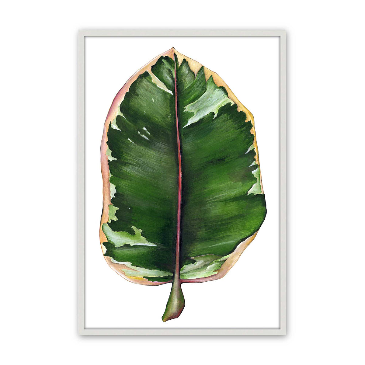 [Color:Opaque White], Picture of art in a Opaque White frame