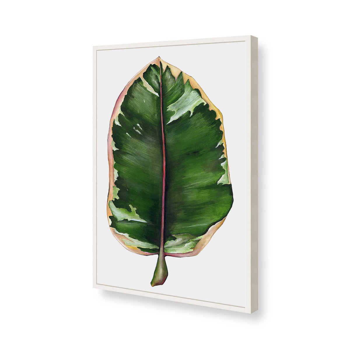 [Color:Opaque White], Picture of art in a Opaque White frame of the corner