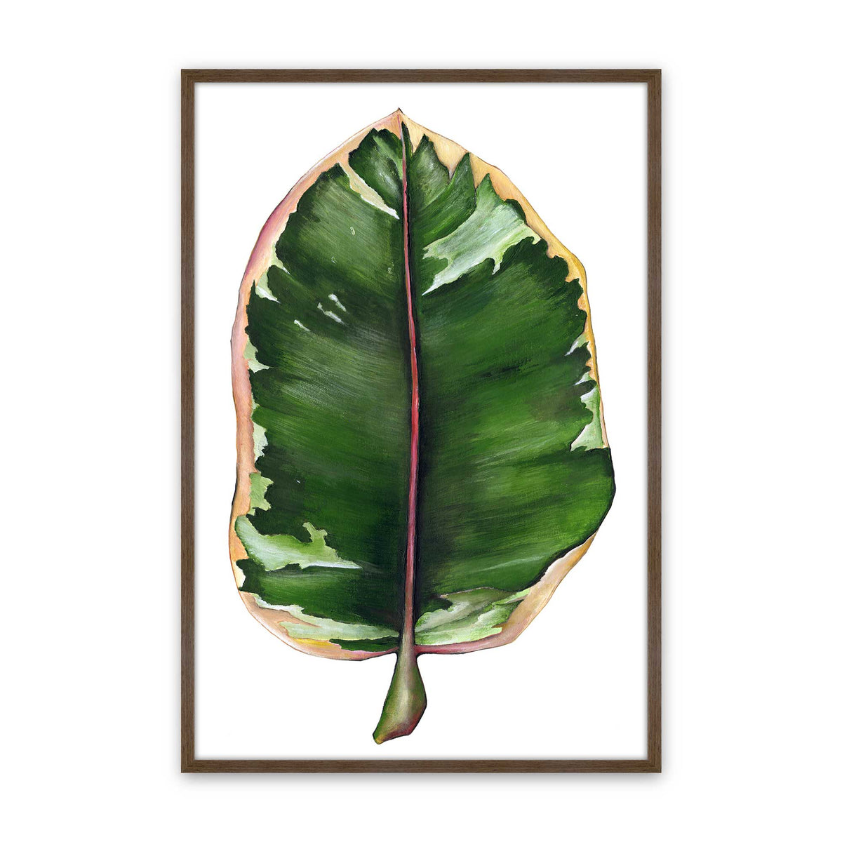 [Color:Walnut], Picture of art in a Walnut frame