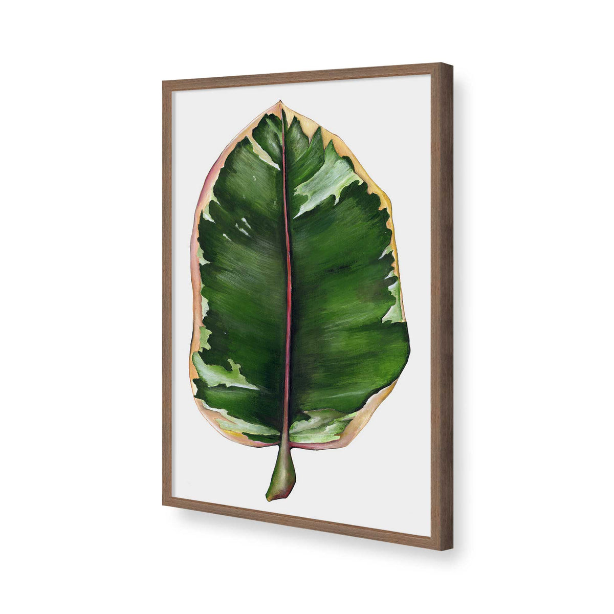 [Color:Walnut], Picture of art in a Walnut frame of the corner