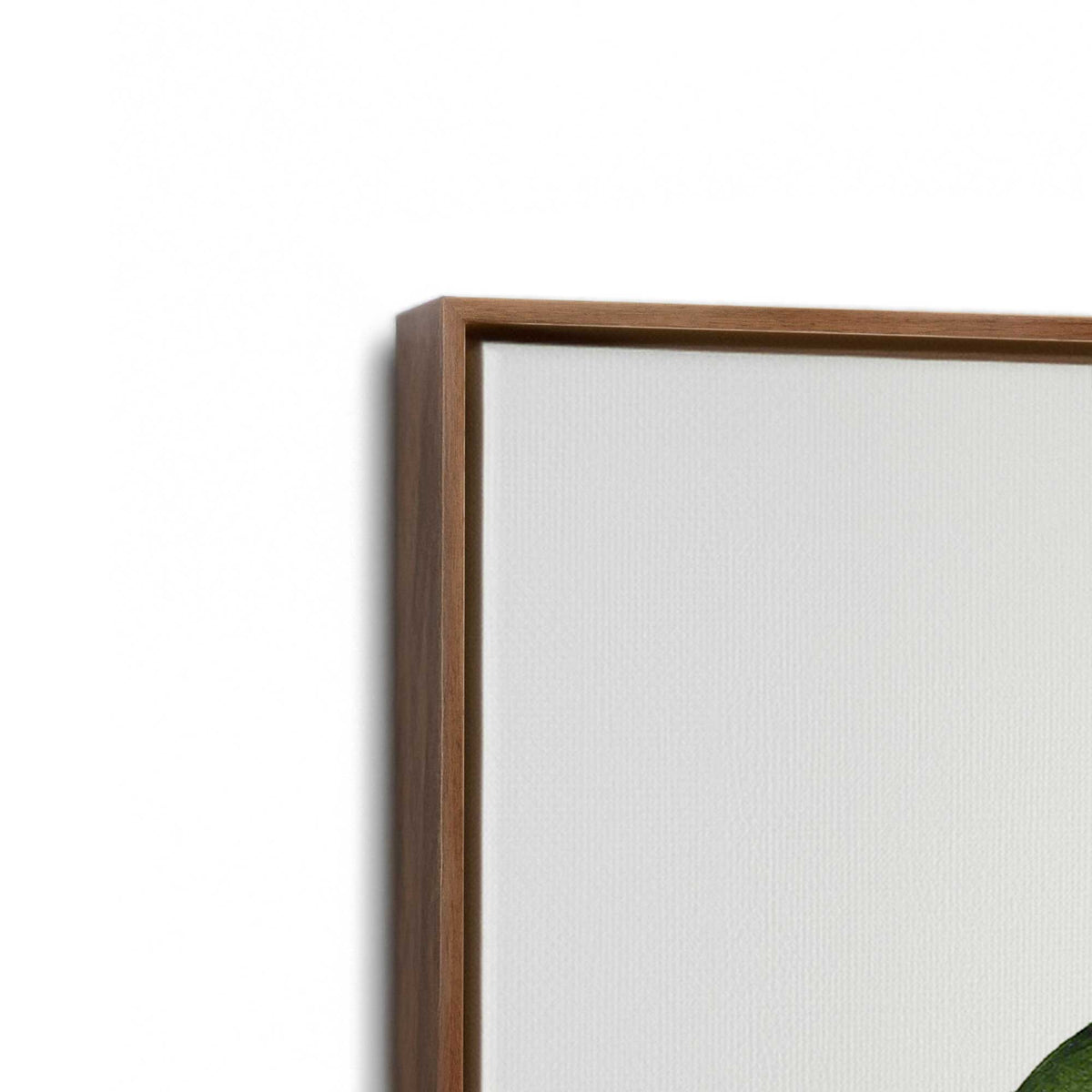 [Color:Walnut], Picture of art in a Walnut frame at an angle