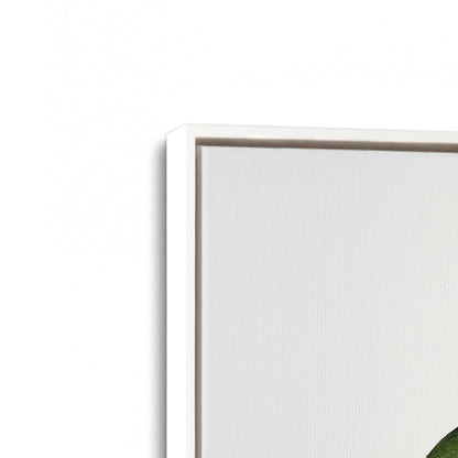 [Color:Opaque White], Picture of art in a White frame at an angle