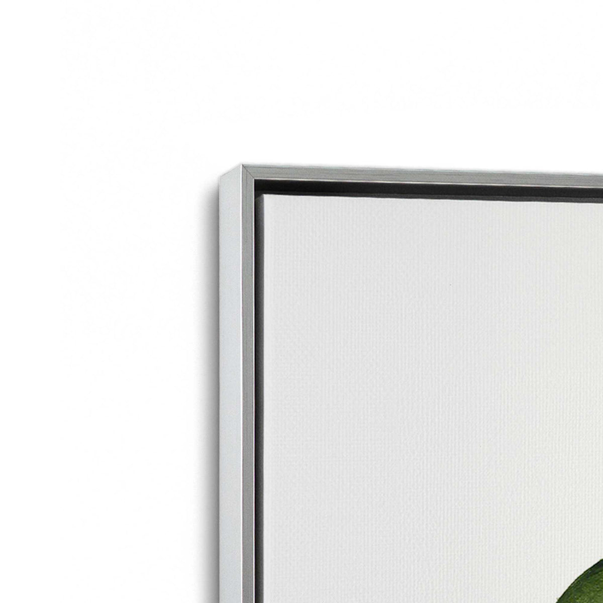 [Color:Polished Chrome], Picture of art in a Polished Chrome frame at an angle