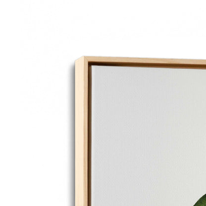 [Color:American Maple], Picture of art in a American Maple frame at an angle