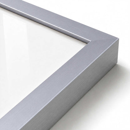 [Color:Polished Chrome], Picture of art in a Polished Chrome frame at an angle