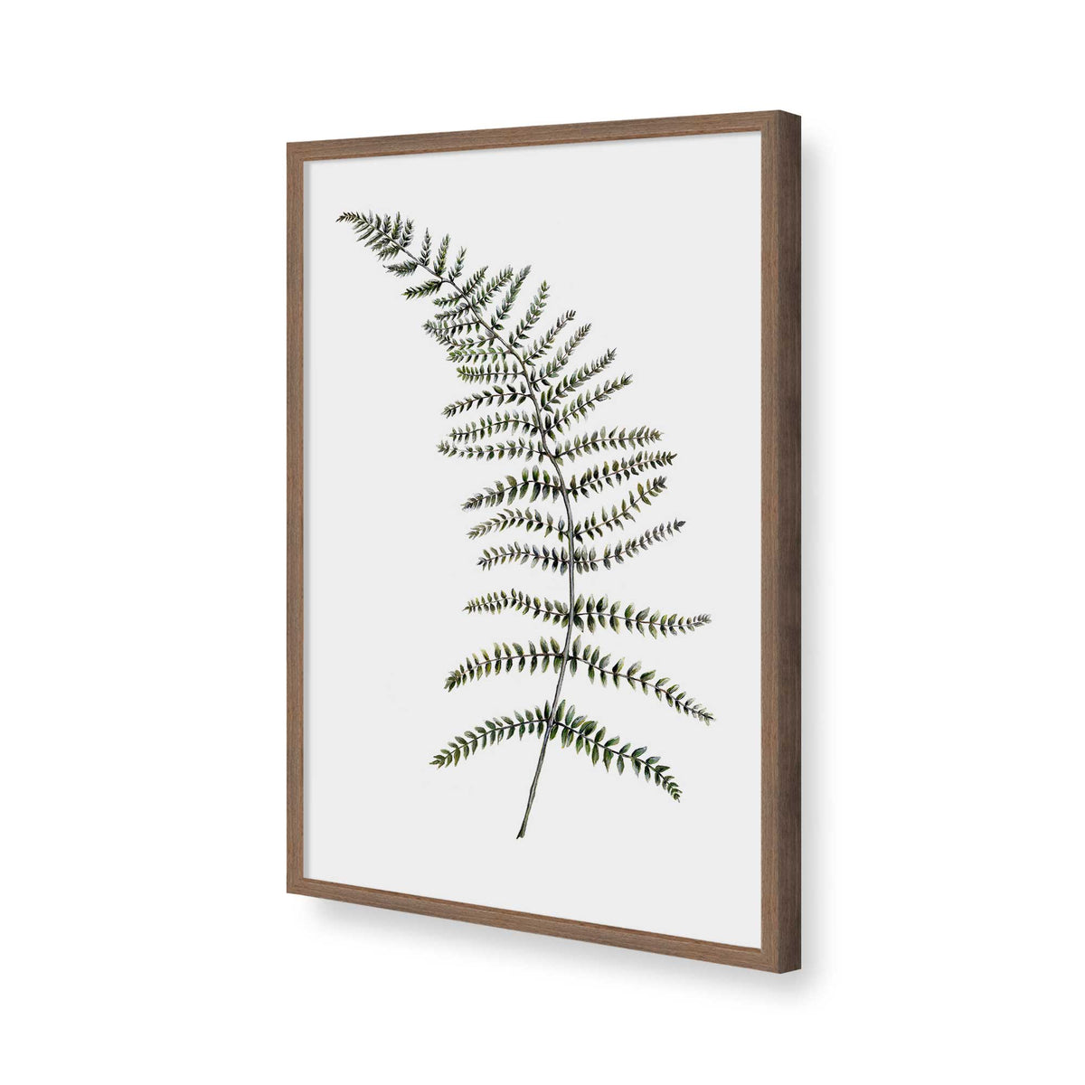 [Color:Walnut], Picture of art in a Walnut frame of the corner