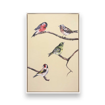 [Color:Opaque White], Picture of art in a White frame