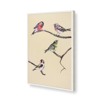 [Color:Opaque White], Picture of art in a Opaque White frame of the corner