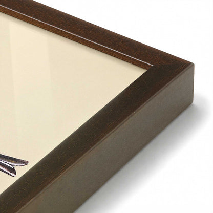 [Color:Belvinder Brown], Picture of art in a Belvinder Brown frame at an angle