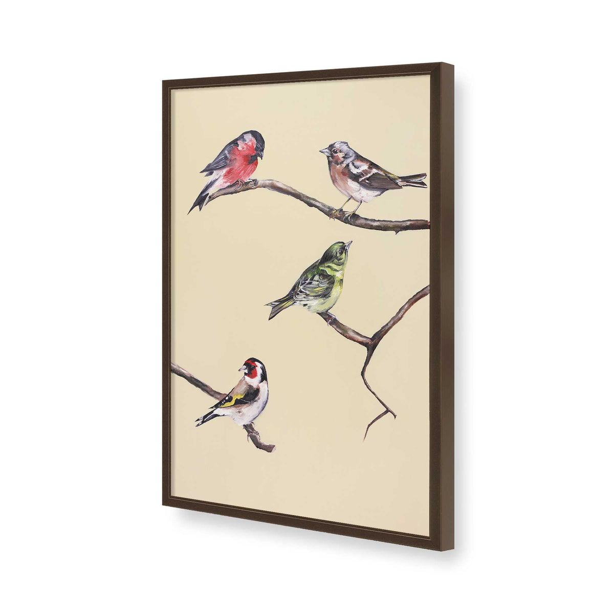 [Color:Belvinder Brown], Picture of art in a Belvinder Brown frame of the corner