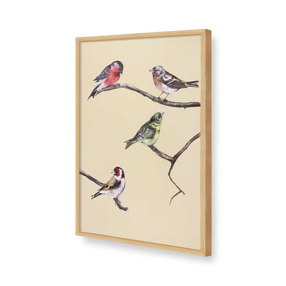 [Color:American Maple], Picture of art in a American Maple frame of the corner