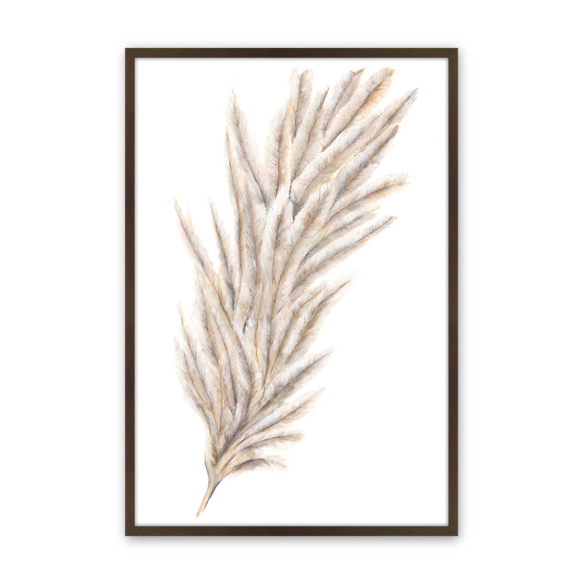 [Color:Brown], Picture of art in a Brown frame
