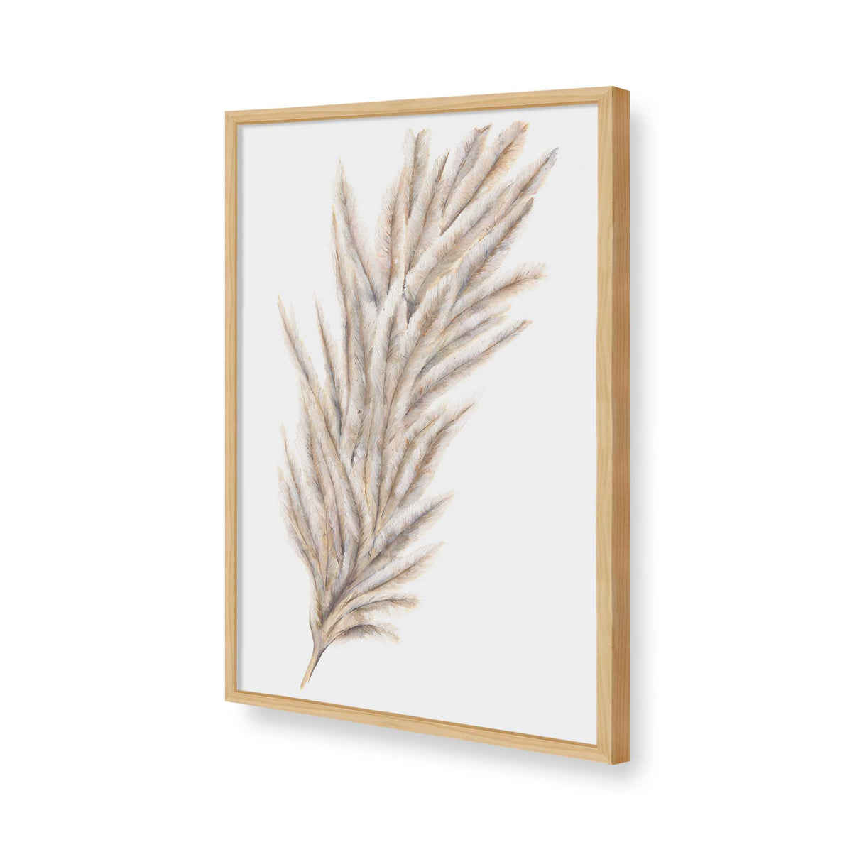 [Color:American Maple], Picture of art in a American Maple frame of the corner