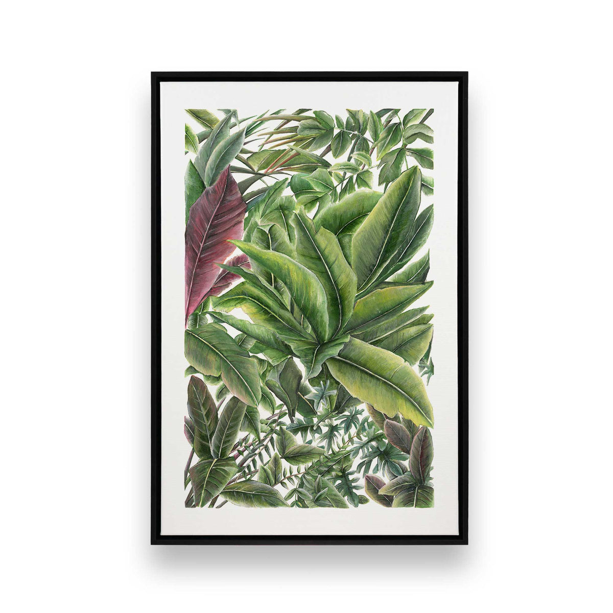 [Color:Satin Black], Picture of art in a Satin Black frame