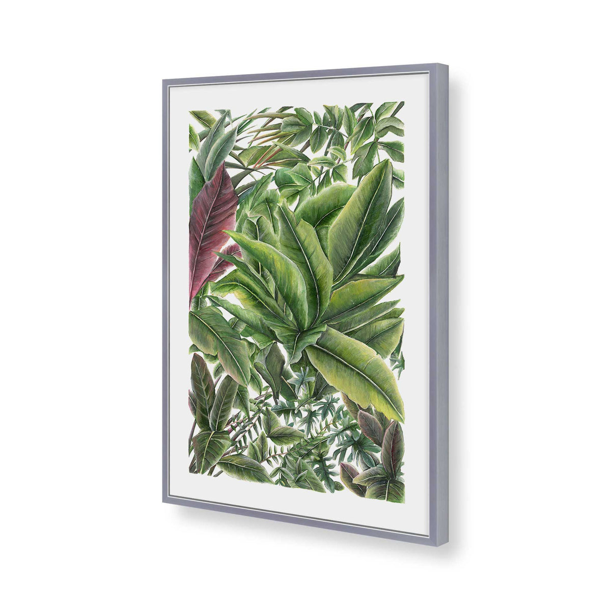 [Color:Polished Chrome], Picture of art in a Polished Chrome frame of the corner