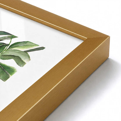 [Color:Polished Gold], Picture of art in a Polished Gold frame at an angle