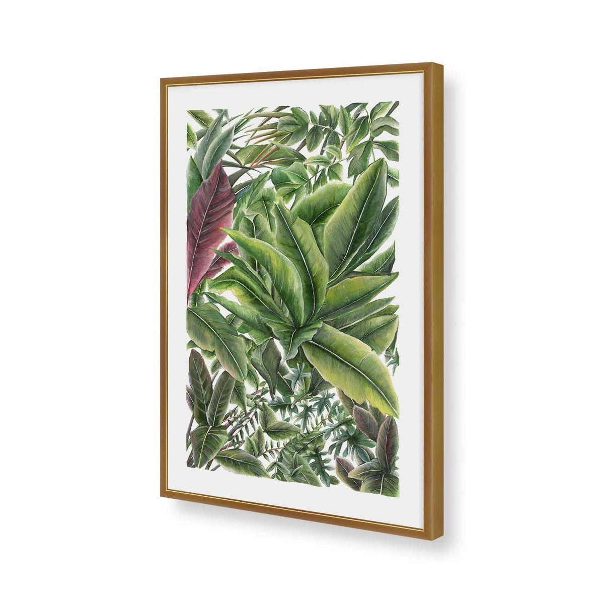 [Color:Polished Gold], Picture of art in a Polished Gold frame of the corner