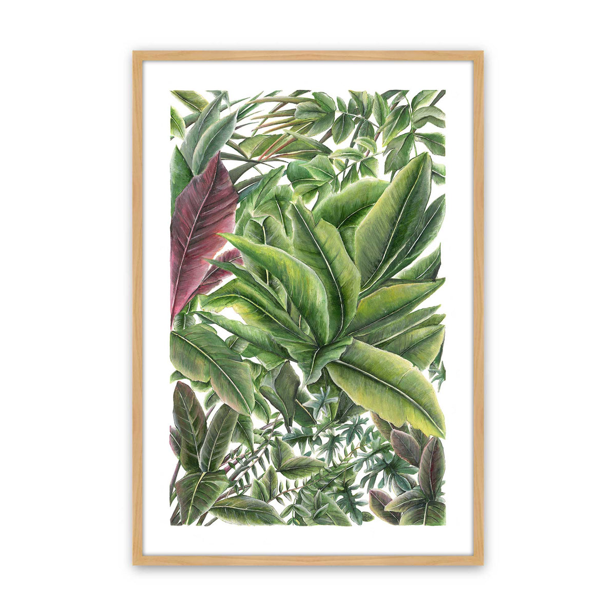 [Color:American Maple], Picture of art in a American Maple frame