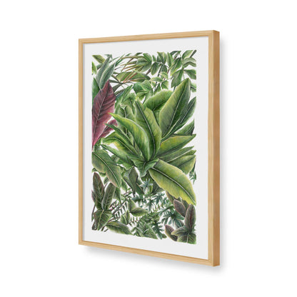 [Color:American Maple], Picture of art in a American Maple frame of the corner