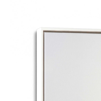 [Color:Opaque White], Picture of art in a White frame at an angle
