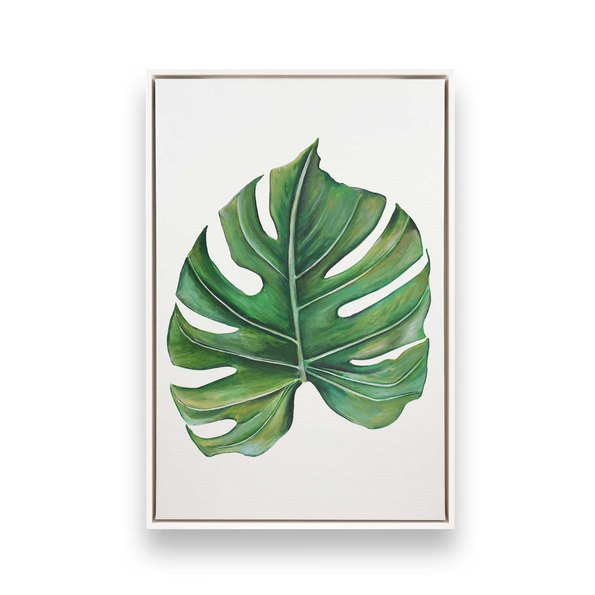 [Color:Opaque White], Picture of art in a White frame