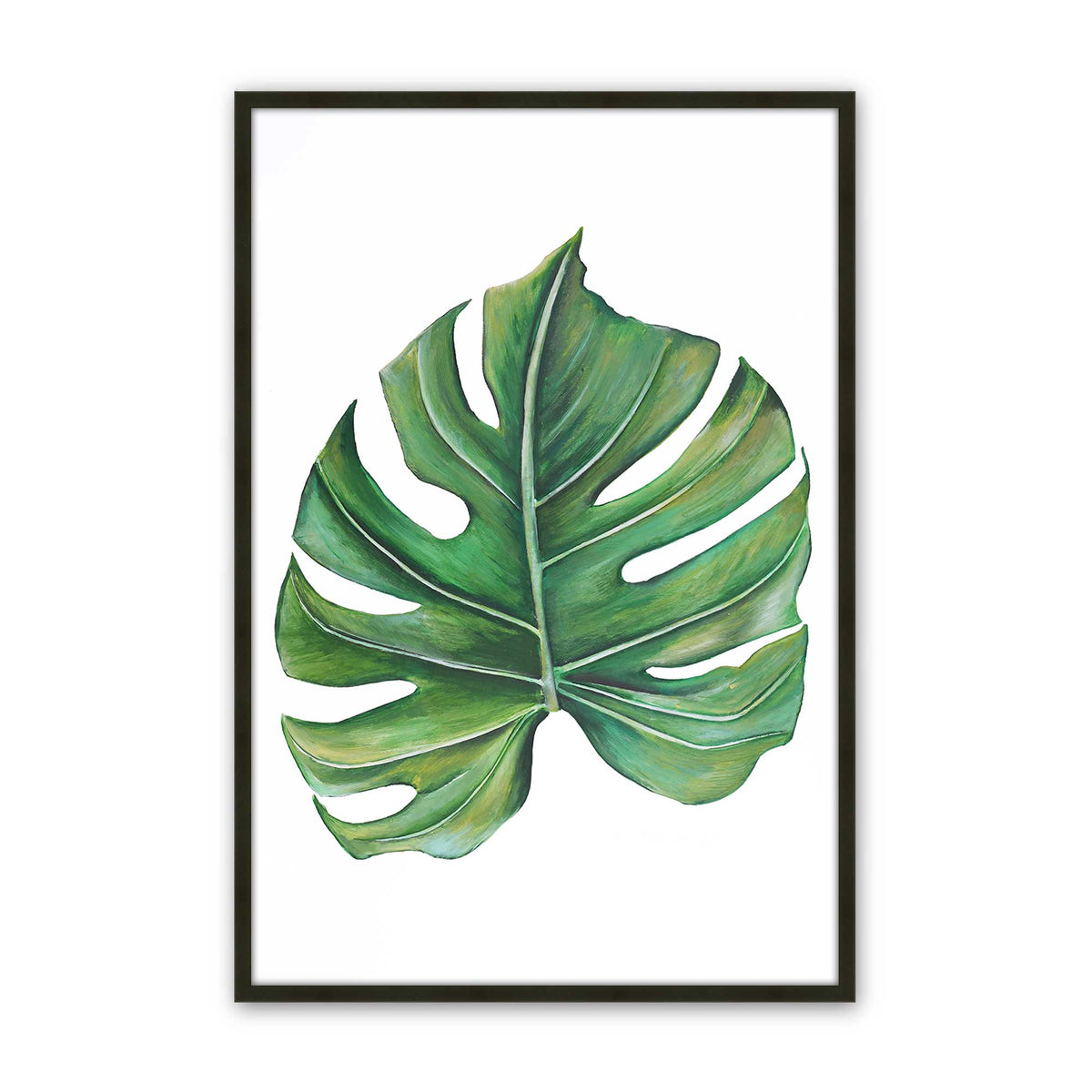 [Color:Satin Black], Picture of art in a Satin Black frame
