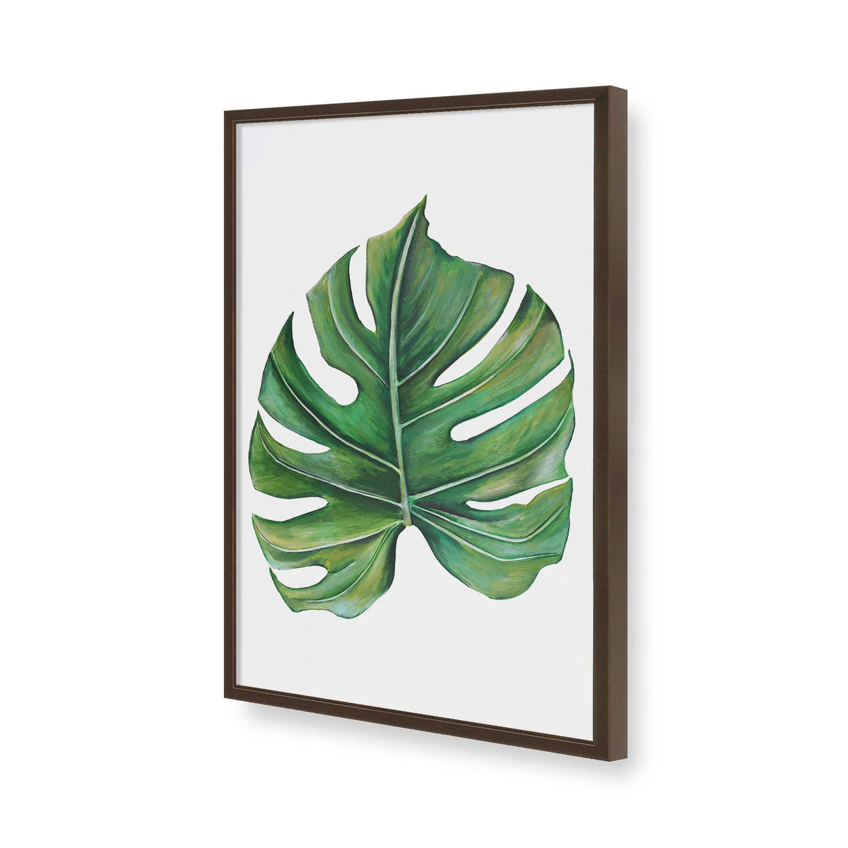 [Color:Brown], Picture of art in a Brown frame of the corner