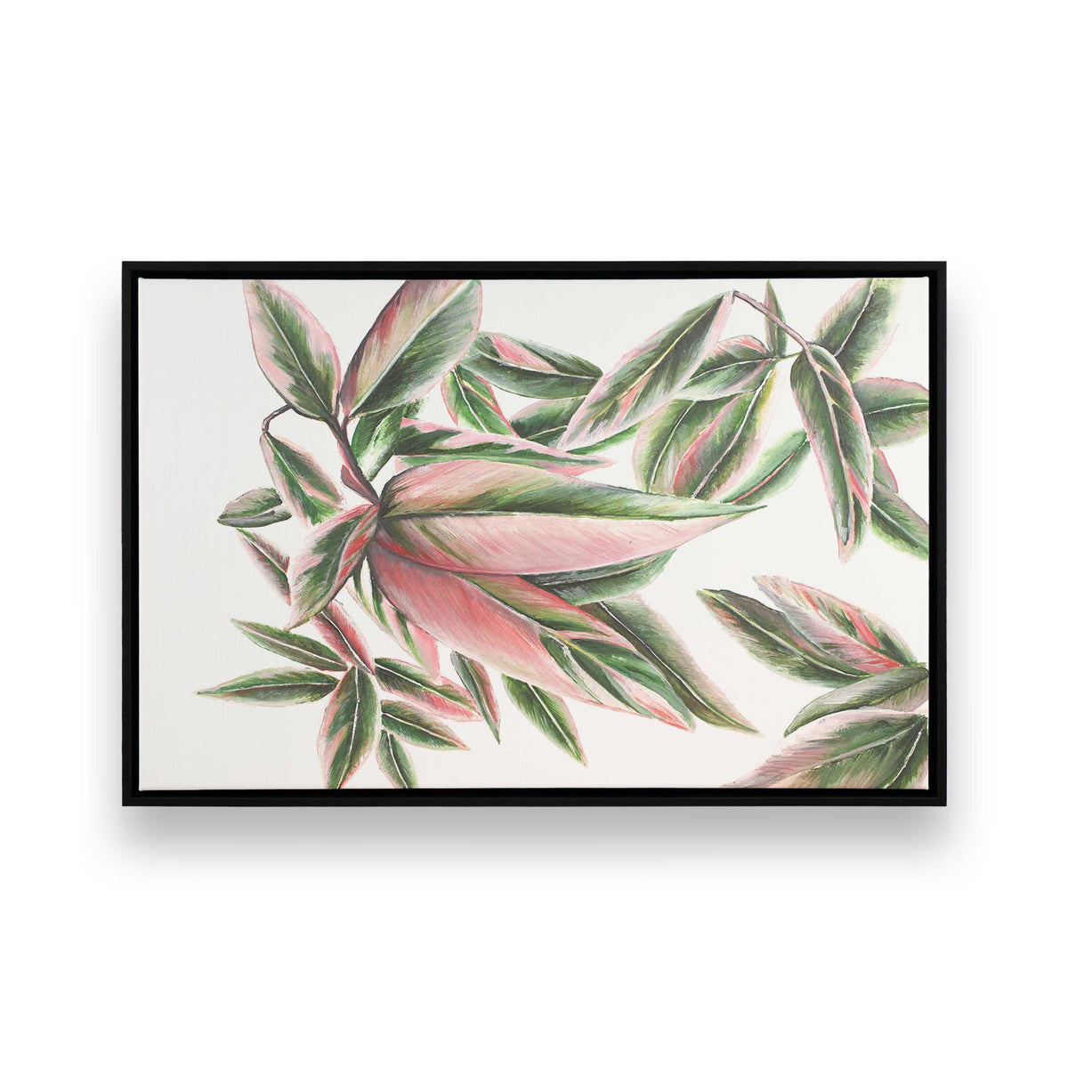 [Color:Satin Black], Picture of art in a Satin Black frame