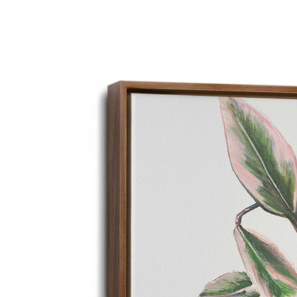 [Color:Walnut], Picture of art in a Walnut frame at an angle