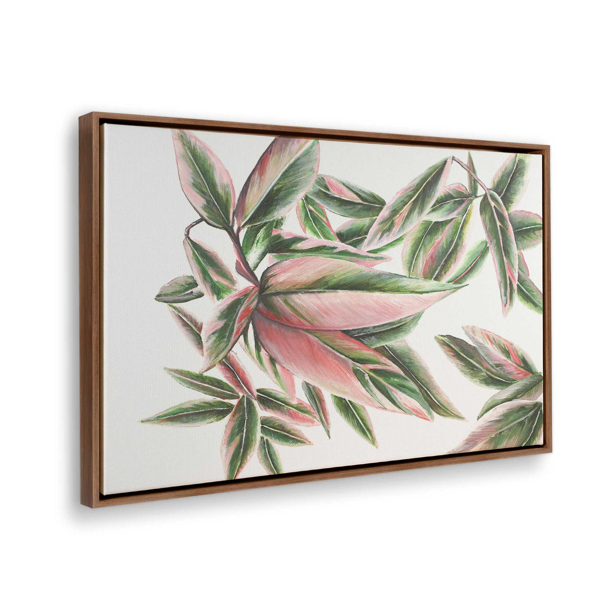 [Color:Walnut], Picture of the corner of the art