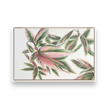 [Color:Opaque White], Picture of art in a White frame