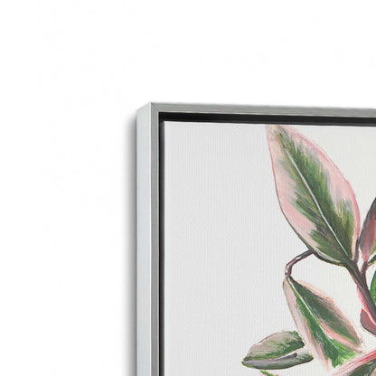 [Color:Polished Chrome], Picture of art in a Polished Chrome frame at an angle