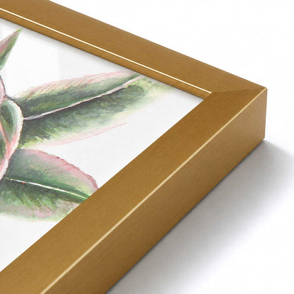 [Color:Polished Gold], Picture of art in a Polished Gold frame at an angle