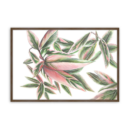 [Color:Walnut], Picture of art in a Walnut frame