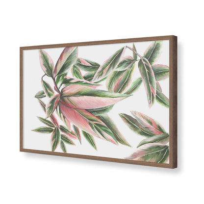 [Color:Walnut], Picture of art in a Walnut frame of the corner