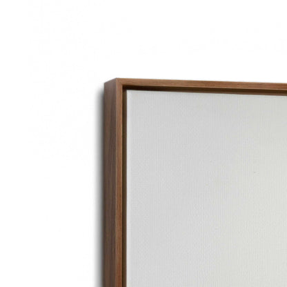 [Color:Walnut], Picture of art in a Walnut frame at an angle