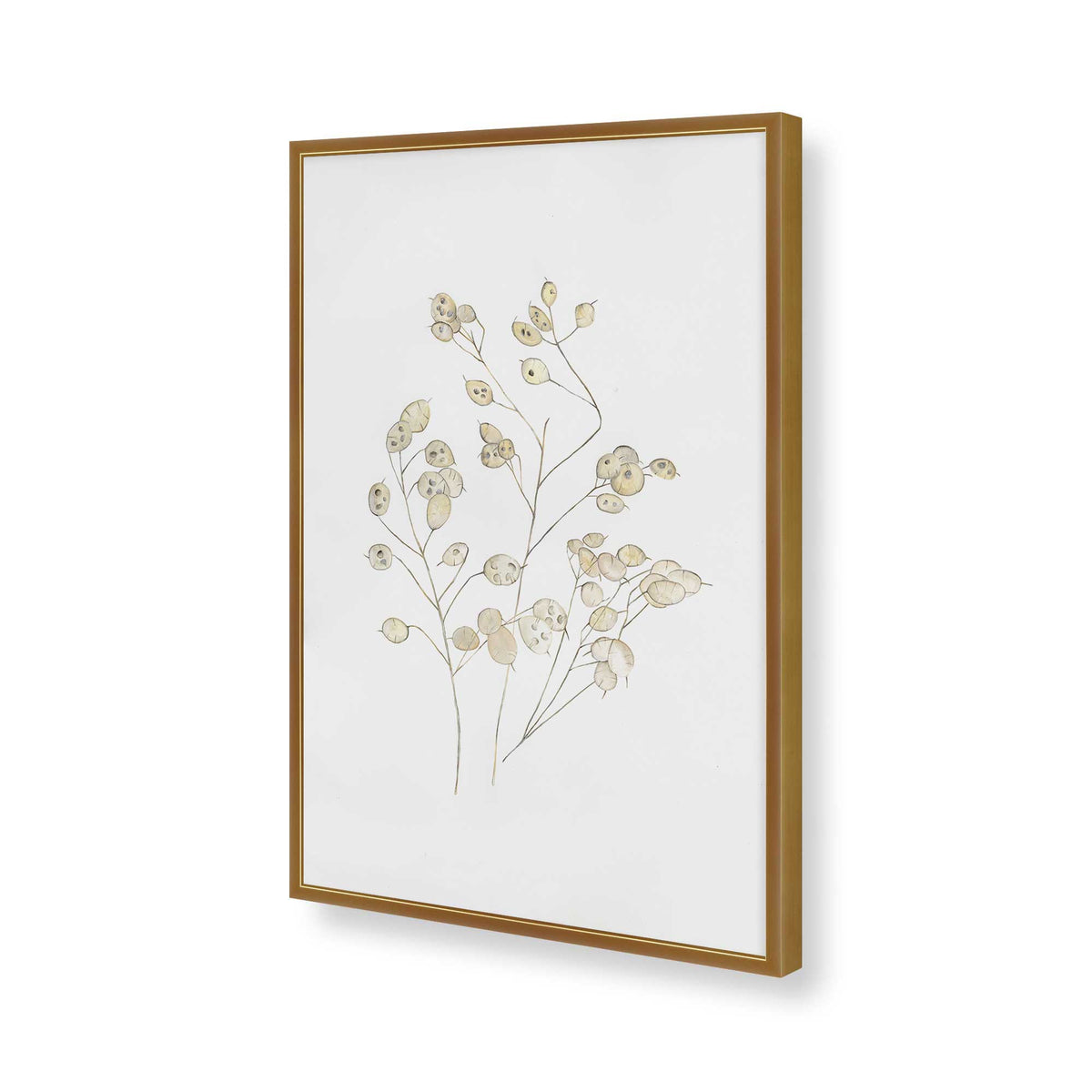[Color:Polished Gold], Picture of art in a Polished Gold frame of the corner
