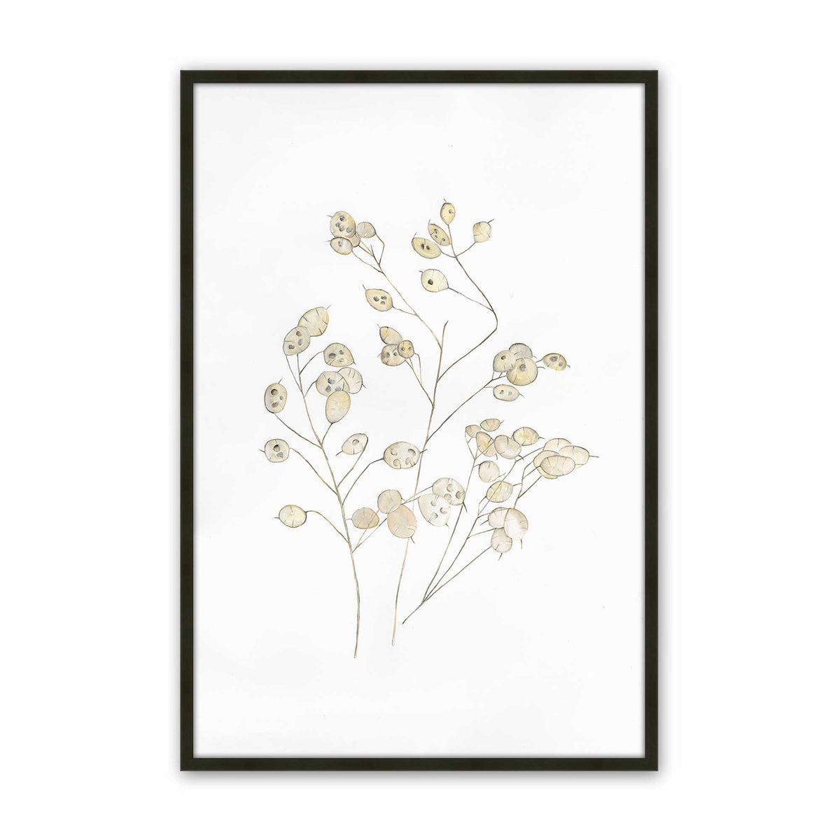 [Color:Satin Black], Picture of art in a Satin Black frame