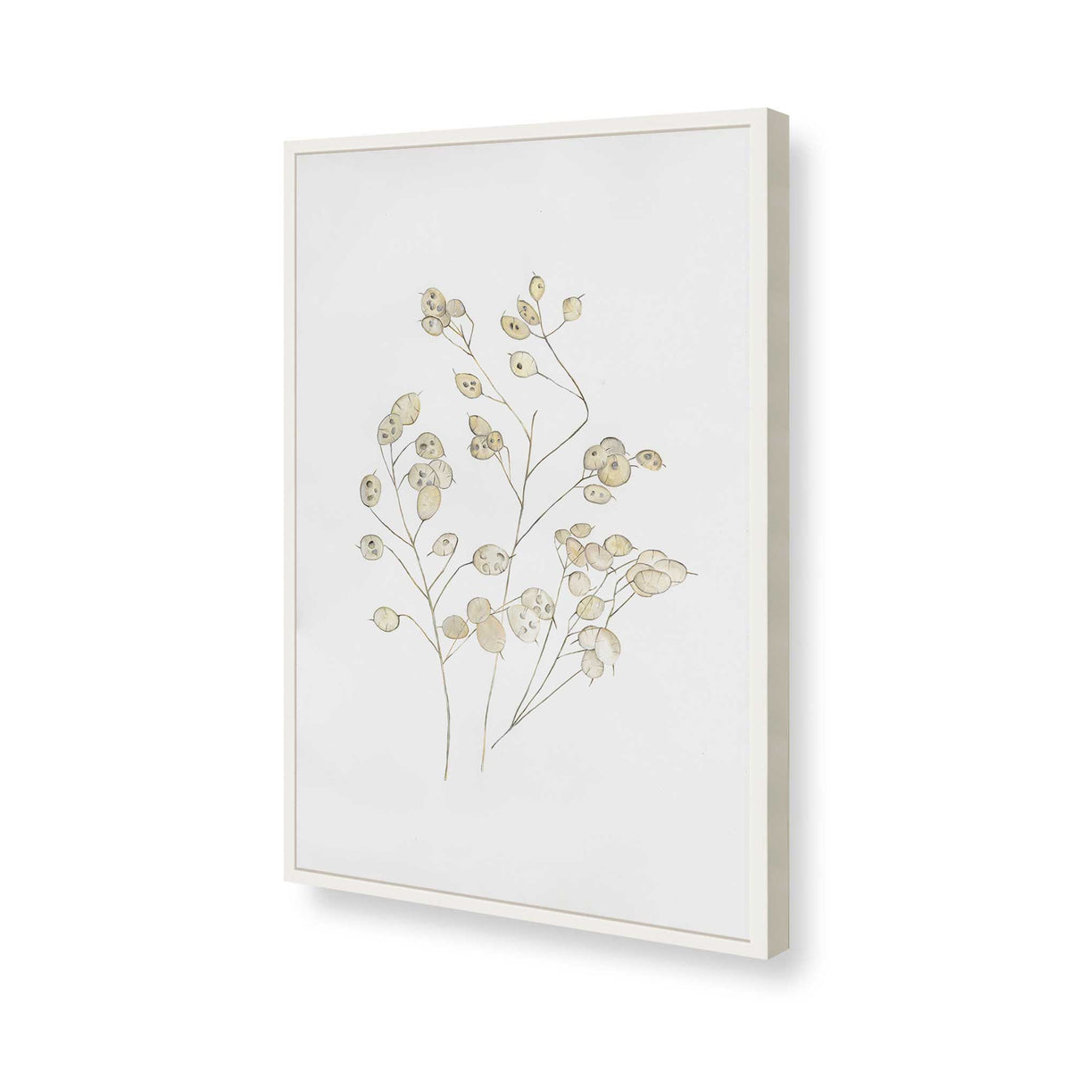 [Color:Opaque White], Picture of art in a Opaque White frame of the corner