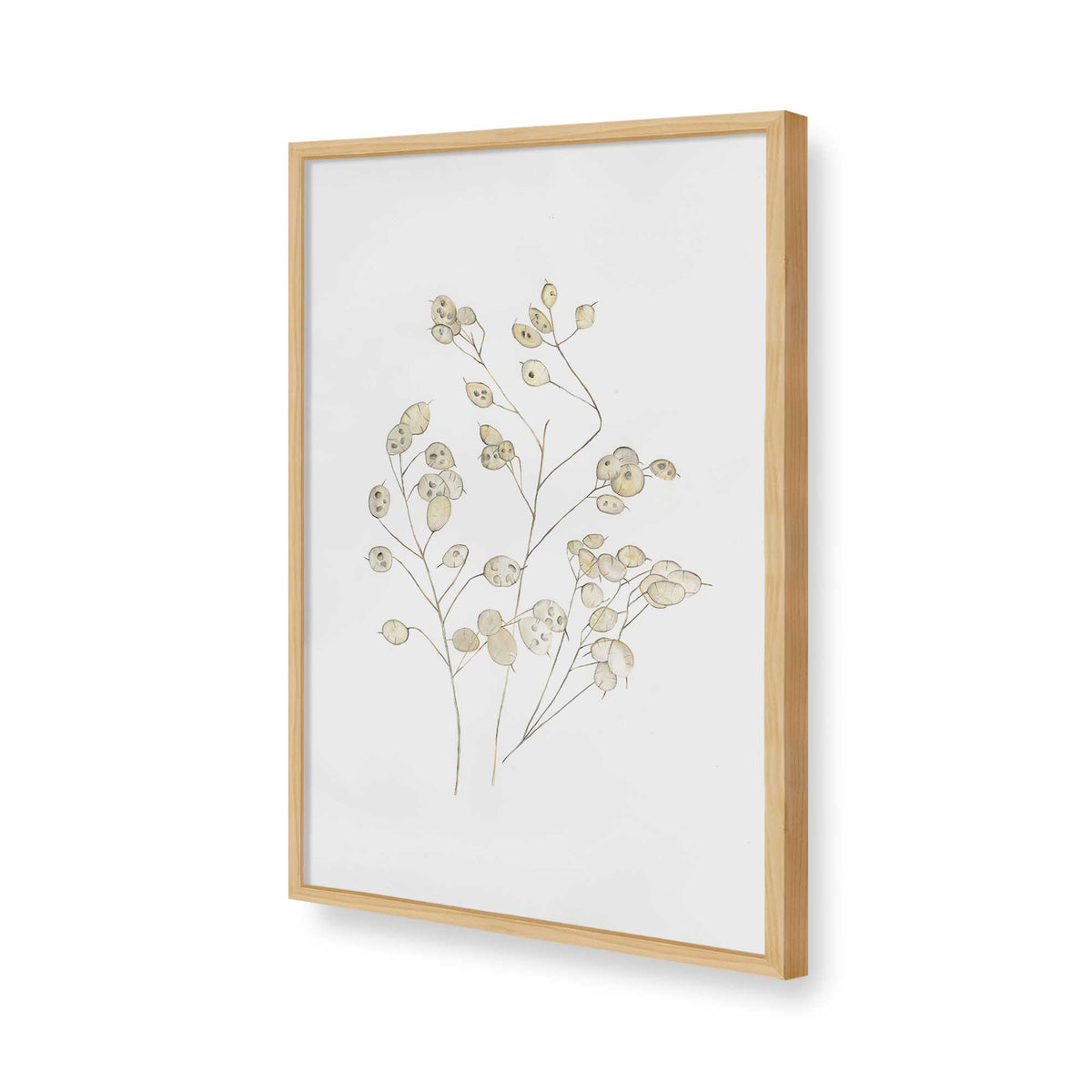[Color:American Maple], Picture of art in a American Maple frame of the corner