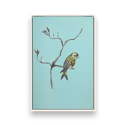 [Color:Opaque White], Picture of art in a White frame