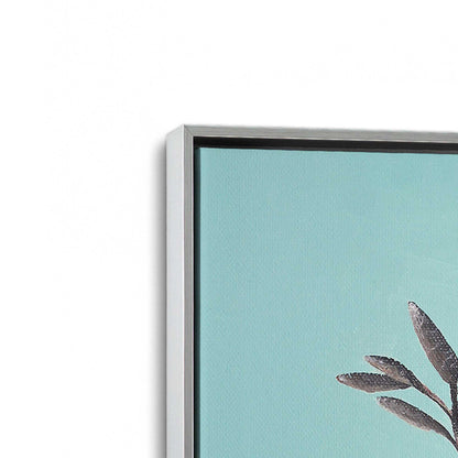 [Color:Polished Chrome], Picture of art in a Polished Chrome frame at an angle